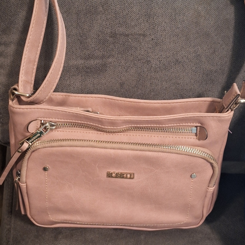 Elegant Pink Crossbody Bag
